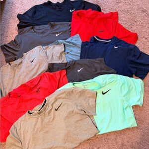Nike Men's Short Sleeve Tees  10 shirts for $50